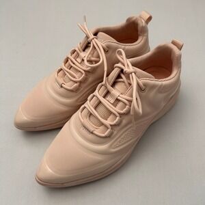 Skechers x Ashley Park Shoes Womens 7.5 Pink Blush Street Glam Point It Sneakers